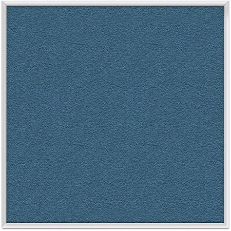 Ghent Vinyl Bulletin Board 48-1/2"x60-1/2", Silver AV45-193