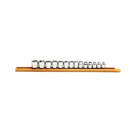 Gearwrench 14 Piece 3/8" Drive 6 Point Stubby Socket Set Metric 81396