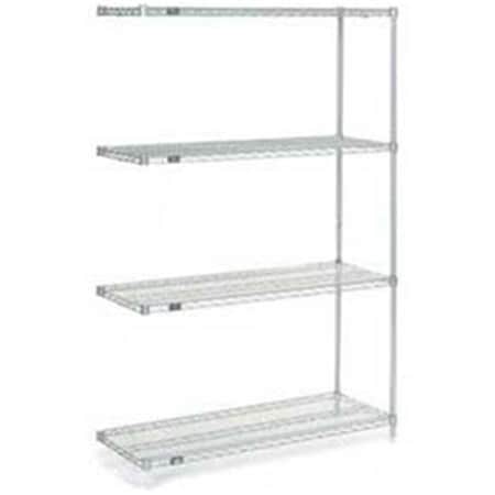 Nexel Nexelate Wire Shelving Add-On - 48 x 24 x 86 in. 797889