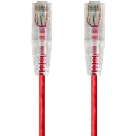 Monoprice Slim Cat6 Utp Cable 14 ft.Red 14822