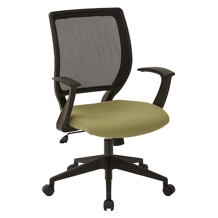 Office Star Products EM Series Screen Back Task Chair with "T" Arms, Twilight Lily Pad EM51022N-K010