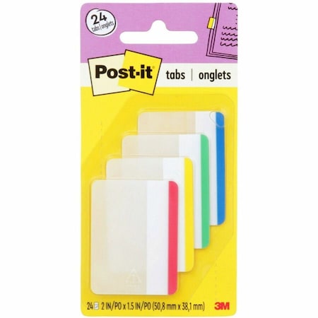 Scotch Post-it Tabs 2 in. W X 1.5 in. L Assorted Sticky Filing Tabs 4 pad 686F-1