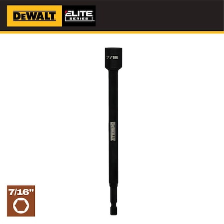 Dewalt Socket Set, 3/8" Drive, Steel, SAE DWAF6ND716IR
