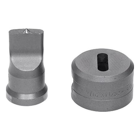 Edwards Oblong Punch & Die Set ED9-PDOB9/32X1