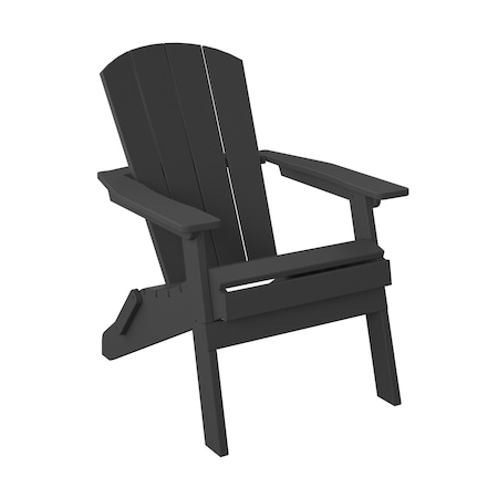 Polybird FOLDING ADIRONDACK. BLACK POLYBIRD P3
