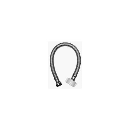 Homewerks Toilet Connector, Stainless Steel, 3/8 Compression x 7/8 Ballcock x 16-In. 7233-16-38-2