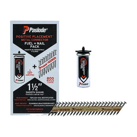Paslode POSITIVE PLACEMENT FUEL + NAIL PACK 650924