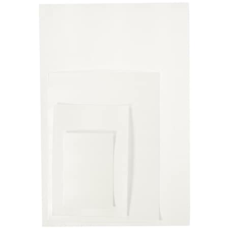 Inovart Sax Non-Toxic Printing Plate Classroom Pack, Assorted Size, Foam, White, 304PK 411112