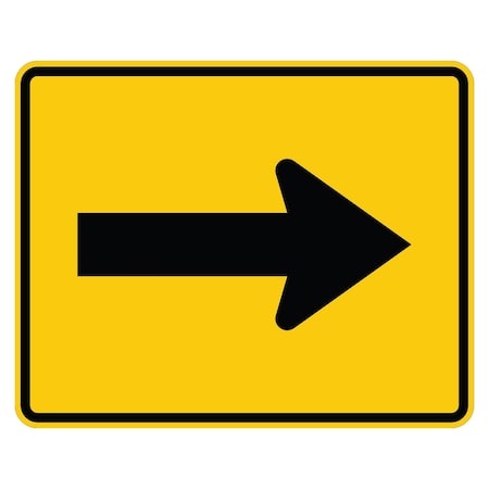 Sign Solutions Usa Traffic Sign, 21 in Width, Aluminum Sign, Horizontal Rectangle DUS12HYE2115W16-5P