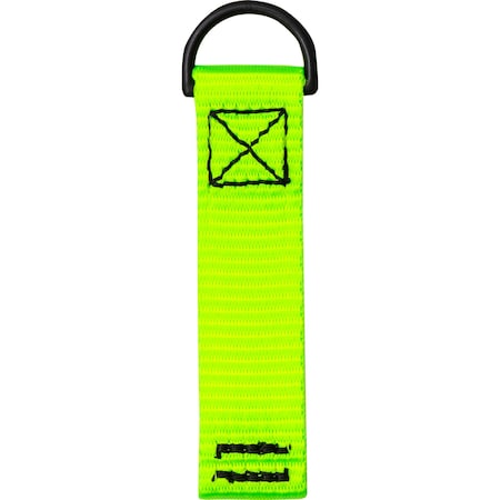 Ironwear Plastic D Ring Web Tool Tether, 2lbs and 1 inch wide 2861-L-DRP