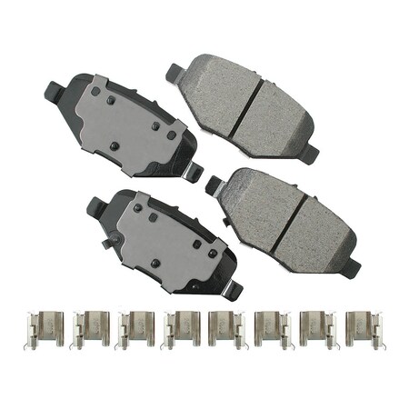 Akebono 12-13 Ford Explorer-Flex-Taurus:Rear Street Perf Pad, Asp1612 ASP1612