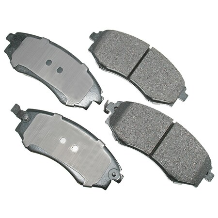 Akebono 89-06 Hyun/Kia-Elantra/Optima/Sonata/-Fr Proact Disk Pad, Act700 ACT700