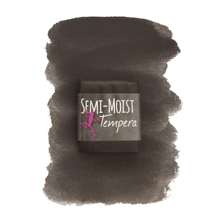 Jack Richeson Semi-Moist Tempera Cake, 1.62 x 1.87 x 0.50 in. - Black 1569143