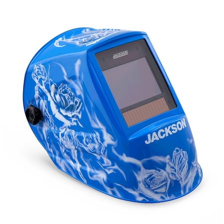 Jackson Safety Premium Graphic Welding Helmet, ADF Fixed Shade 10, Reapers and Roses 47104