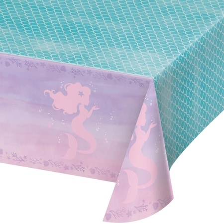 Omg Iridescent Mermaid Party Plastic Tablecloth OM1574175