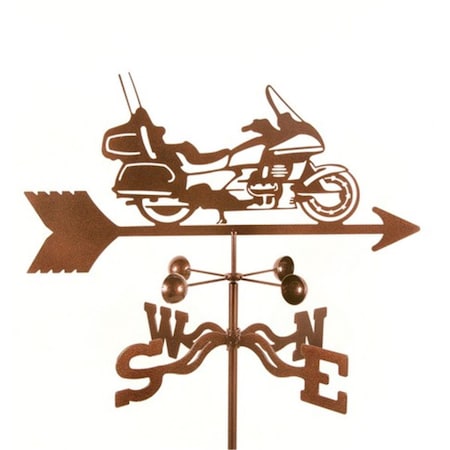 Classic Accessories Touring Motorcycle Weathervane with Garden Mount VE1768182