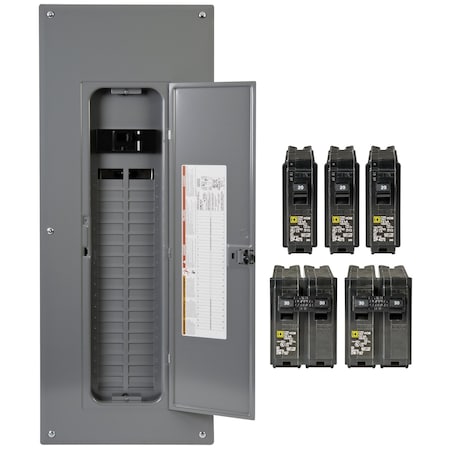 Square D 200 amps 120/240 V 40 space 80 circuits Main Breaker Load Center HOM4080M200PCVP