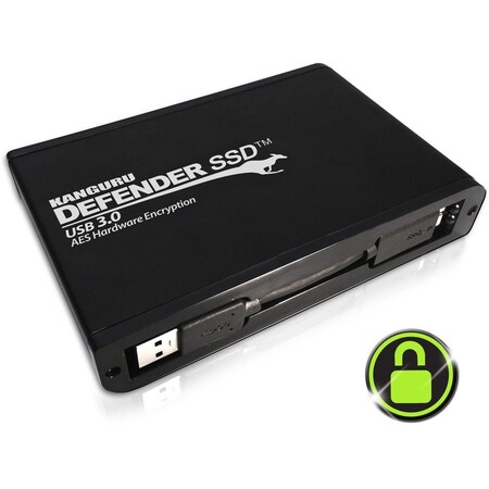 Kanguru DEFENDER SSD35 SECURE SOLID STATE DRIVE-1T-TAA COMPLIANT KDH3B-35-1TSSD
