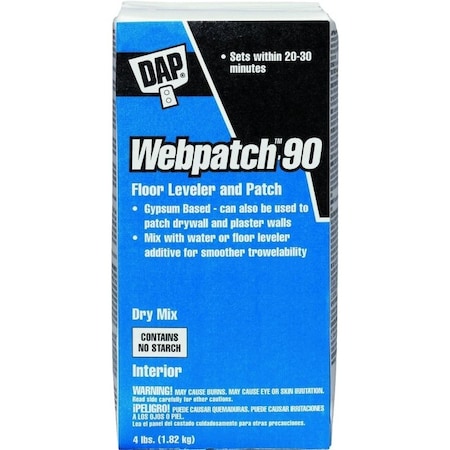 Dap Webpatch 90 Series Floor Leveler and Patch, OffWhite, 4 lb Tub 10314