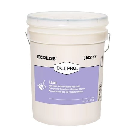 Ecolab Floor Finish, Liquid, 5 gal, Bucket 6102147