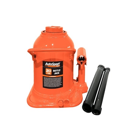 Autosport Bottle Jack, 20 Ton, Short, Welded ASM2057S