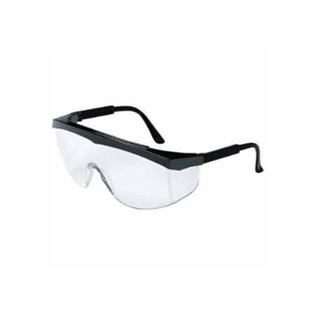 Mcr Safety S21 Series Protective Eyewear, Clear Lens, Anti-Fog, Chrome Frame, Metal 135-S2110AF