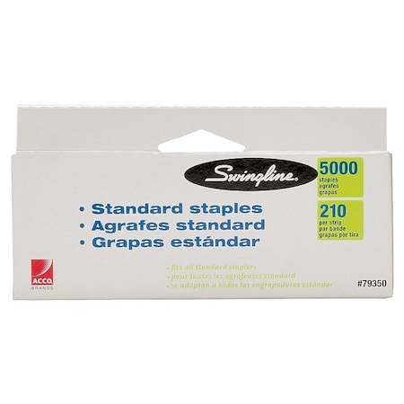 Swingline Standard Staple, 1/4 in L Leg S7079350R
