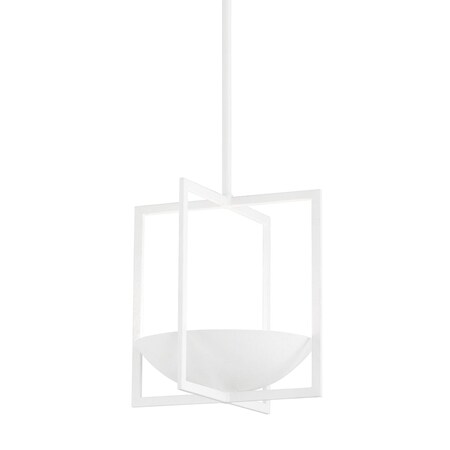 Troy Lighting Loki 4 Light Pendant 17 In. Gesso White F1117-GSW