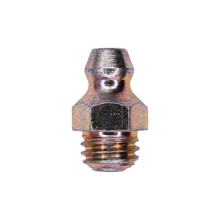 Auveco Grease Fitting 8mm-1.25 Straight DIN 71412 (9201), 10PK 11778