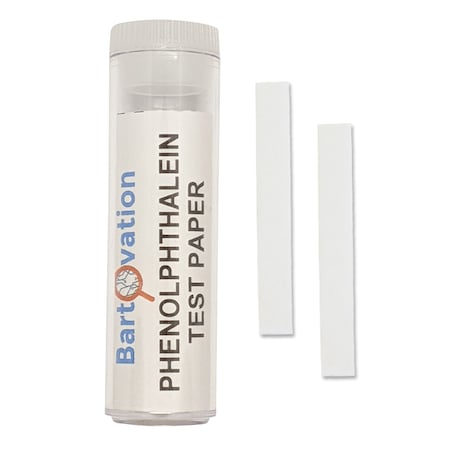 Bartovation Phenolphthalein Test Paper [Vial of 100 Paper Strips] PSP03V100