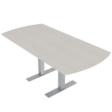 Skutchi Designs 6 Person Conference Table With Power Unit | 6' Arc Rectangle Table | Harmony Series HAR-AREC-36X72-T-K458-NA