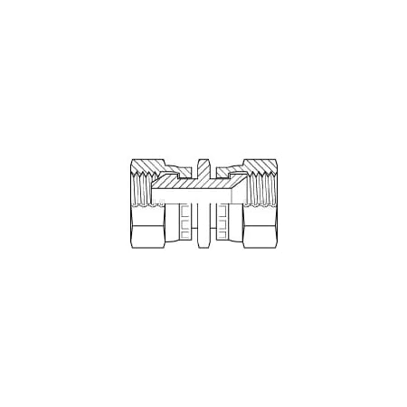 Adaptall FEMALE BSPP X FEMALE JIC SWIVEL 1 in 3/4 in 9027-16-12