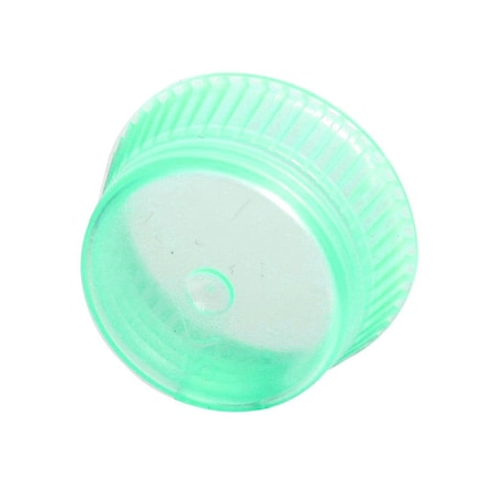 Bio Plas Uni-Flex Safety Caps - 12mm Culture 13mm Blood Collecting Tubes 1000 pk - Green, 1000PK 6565