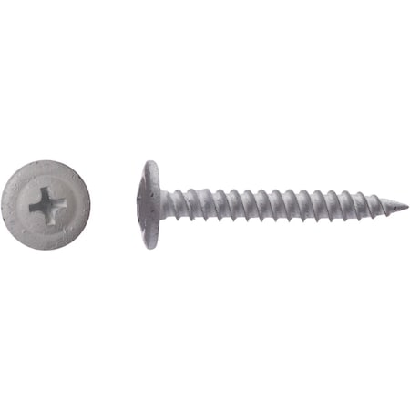 Big Timber No, 8 x 1-1/4'' White Modified Truss Head Sharp Point Wood Screw, 1 Lb. 1MTS8114W