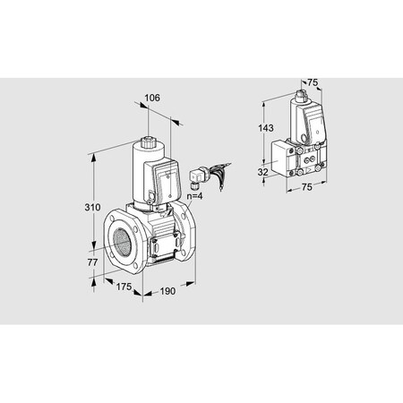Honeywell Kromschroder VAS665F05NWGRE/B-/PP KS88204990