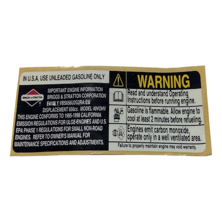 John Deere LABEL KIT, JOHN DEERE OEM LG499783 LG499783