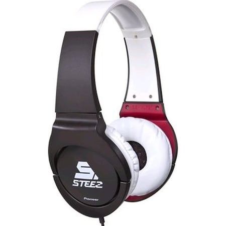 Pioneer Fully-STEEZ On-Ear Dance-Inspired Stereo Headphones COLOR: BLACK & WHITE SEMJ721T