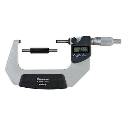 Mitutoyo Digimatic Outside Micrometer, 75-100mm, .001mm, O, RS 293-233-32