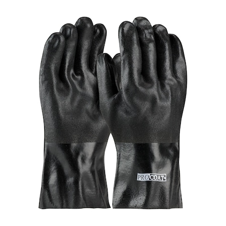 Pip Premium PVC Dipped Glove with Jersey Liner and Rough Sandy Finish, 12" Length, 12PK 9972
