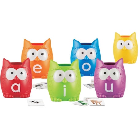 Learning Resources Vowel Owlsâ„¢ Sorting Set 5460