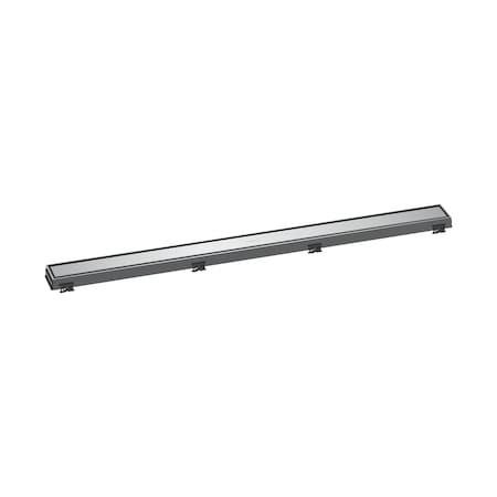 Hansgrohe RainDrain Match Trim 35 1/4" with Height Adjustable Frame in Chrome 56040001