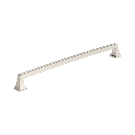 Amerock Mulholland 12-5/8 inch 320mm Center-to-Center Satin Nickel Cabinet Pull BP53537G10