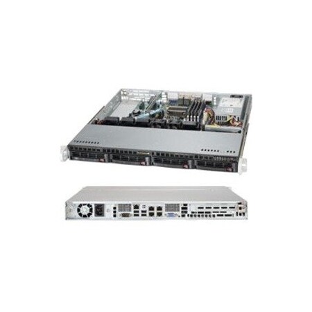 Supermicro SY-518AHN4 SuperServer Intel Atom C2758 200W 1U RackmountServer SYS-5018A-MHN4