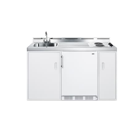 Summit 60" Wide All-In-One Kitchenette C60EL