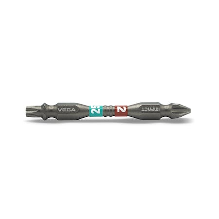 Vega Impactech P2 + T25 Double End Power Bit x 2-9/16 in T165P2T25BT