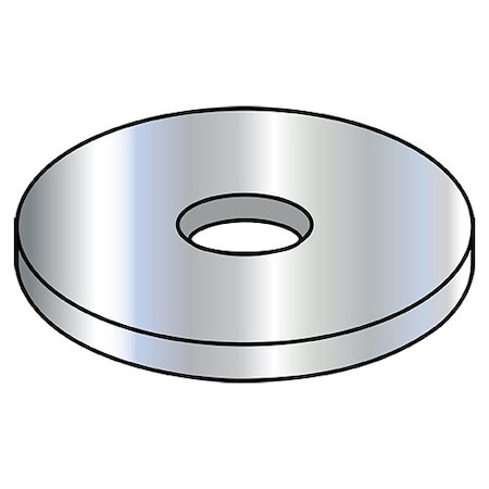 Zoro Select 3/4X2.243X.174 Type B Washer Wide Zinc, 250Pk 7536WFBW