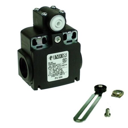 Imo Automation Limit Switch, Compact Adjustable Roller Lever LXC2A55
