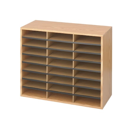 Safco Wood/Corrugated Literature Organizer, 24 9402MO