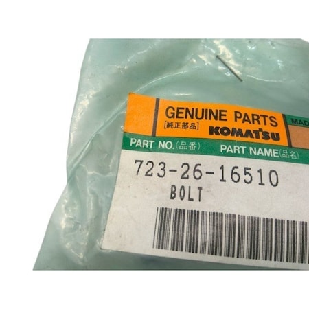 Komatsu BOLT, KOMATSU OEM 723-26-16510 723-26-16510