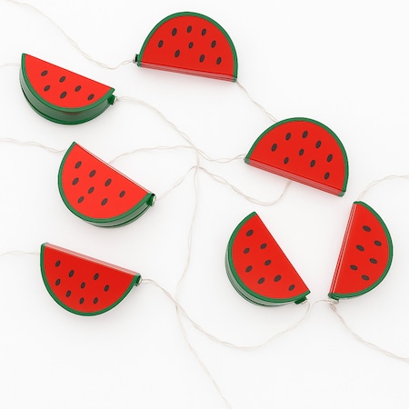 Elegani 10 LED Watermelon String Lights - Warm White Decorative Indoor Outdoor Lighting PH-600307